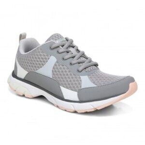 Vionic Dashell Women's Lace Up Athletic Walking Shoe - Gray - Size 10
